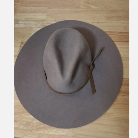 Goorin Brothers Accessories - Goorin Bros 2012 wool women SMALL gray brown taupe ranger cowboy Oppenheimer hat